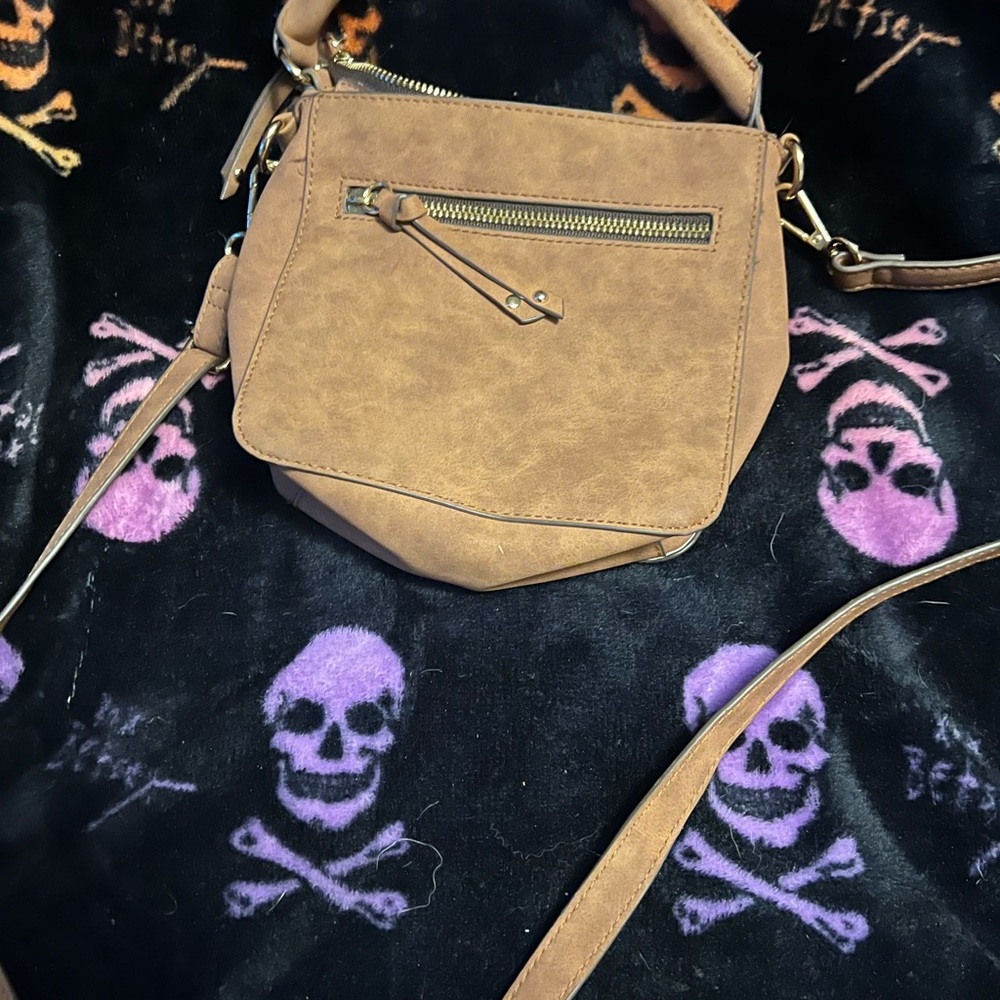 Cute brown cross body purse